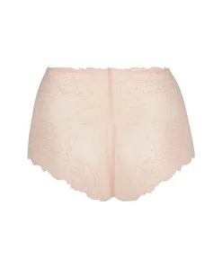 Shorty Sexy Ligne Sublime En Dentelle De La Marque De Lingerie Française Lise Charmel, Coloris Rose Sublime. -SOUTIEN-GORGE Soldes Boutique Shorty sexy Lise Charmel Sublime en dentelle rose poudre rose sublime ACH1413 OS 1002