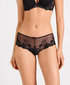 Shorty Collection Softessence De La Maison De Lingerie Sexy Aubade. -SOUTIEN-GORGE Soldes Boutique Shorty softessence Aubade noir TM70 NOIR 2