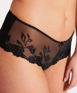 Shorty Collection Softessence De La Maison De Lingerie Sexy Aubade. -SOUTIEN-GORGE Soldes Boutique Shorty softessence Aubade noir TM70 NOIR 4