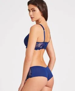 Shorty Collection Softessence De La Maison De Lingerie Sexy Aubade. -SOUTIEN-GORGE Soldes Boutique Shorty softessence Aubade saphir TM70 SAPHIR 3