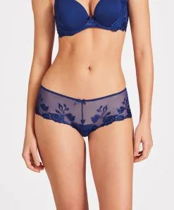 Shorty Collection Softessence De La Maison De Lingerie Sexy Aubade. -SOUTIEN-GORGE Soldes Boutique Shorty softessence Aubade saphir TM70 SAPHIR 4