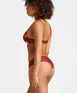 Shorty Aubade De La Collection Sweet Folk. -SOUTIEN-GORGE Soldes Boutique Shorty sweet folk Aubade sienna RP94 SIEN 1