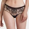 Shorty Taille Basse "Saint -Tropez" Collection Trésor Infini De Chez Aubade, Coloris Black Magic.