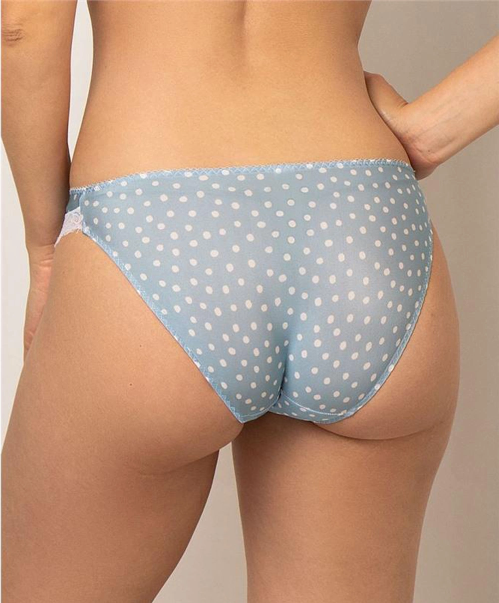 ANTIGEL DE LISE CHARMEL Slip Collection Pois Sixties De Chez Antigel Par Lise Charmel, Coloris Bleu Sterling. 6 ANTIGEL DE LISE CHARMEL Slip Collection Pois Sixties De Chez Antigel Par Lise Charmel, Coloris Bleu Sterling. – Image 4