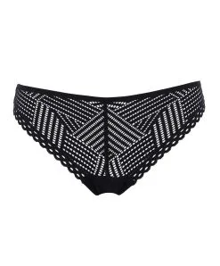 ANTIGEL DE LISE CHARMEL Slip Noir Tressage Graphic Antigel