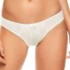 Slip Ivoire De La Collection De Lingerie Quotidienne Pont Neuf De Par Chantelle. -SOUTIEN-GORGE Soldes Boutique Slip Chantelle Pont Neuf ivoire nacre C13830 035 4