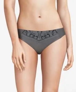 Slip Chantelle Lingerie De La Collection Every Curve Coloris Gris Ardoise.