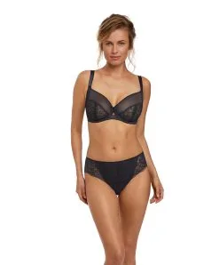 Slip Twilight De Chez Fantasie Lingerie. -SOUTIEN-GORGE Soldes Boutique Slip Fantasie Twilight Ink Bleu marine FL2545 INK ensemble
