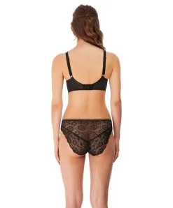 Slip Italien De La Collection Expression De Chez Freya Lingerie. -SOUTIEN-GORGE Soldes Boutique Slip Freya Expression noir AA5495 BLK ensemble dos