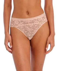 Slip De La Collection Offbeat Coloris Beige Naturel (=chair=) Par Freya Lingerie.