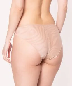 Slip Collection De Lingerie Permanente Dressing Floral De Chez Lise Charmel, Coloris Ambre Nacre. -SOUTIEN-GORGE Soldes Boutique Slip Lise Charmel Dressing Floral ambre nacre chair ACC0188 AN 502