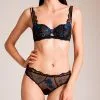 LISE CHARMEL Slip Transparent -SOUTIEN-GORGE Soldes Boutique Slip Lise Charmel nuit elegance saphir ACG0708 NS ensemble