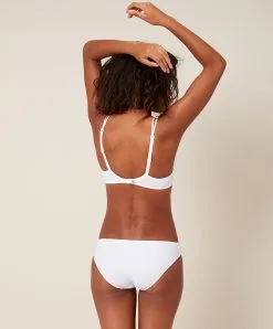 Simone Perele Slip Simone Pérèle De La Collection De Lingerie Permanente Délice Coloris Blanc. -SOUTIEN-GORGE Soldes Boutique Slip Simone Perele Delice blanc 12X720 011 12