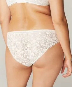 Simone Perele Slip Simone Pérèle Collection Asta Naturel.  -SOUTIEN-GORGE Soldes Boutique Slip Simone Perele asta nacre 13S726 0302