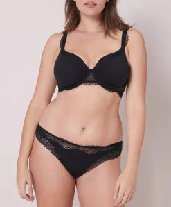 Simone Perele Slip Noir Collection Eclat De La Marque De Lingerie Française Simone Pérèle. 7 Simone Perele Slip Noir Collection Eclat De La Marque De Lingerie Française Simone Pérèle. -SOUTIEN-GORGE Soldes Boutique Slip Simone Perele eclat noir 13N726 015 2