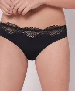 Simone Perele Slip Noir Collection Eclat De La Marque De Lingerie Française Simone Pérèle.