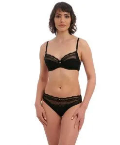 Slip Wacoal De La Collection Ravissant, Coloris Noir. -SOUTIEN-GORGE Soldes Boutique Slip Wacoal Ravissant noir noir WE600555 BLK 4