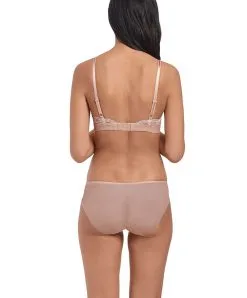 Slip De La Collection Lace Affair Coloris Rose Dust/Angel Wing De La Marque Wacoal.  -SOUTIEN-GORGE Soldes Boutique Slip Wacoal lace affair rose WA846256 285 1