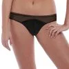 Culotte Brésilienne Collection Expression De Chez Freya Lingerie. -SOUTIEN-GORGE Soldes Boutique Slip bresilien Freya Expression noir AA5497 BLK face