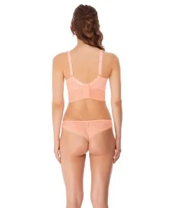 Culotte Brésilienne Collection Love Note De Chez Freya Lingerie. -SOUTIEN-GORGE Soldes Boutique Slip bresilien Freya Love Note blossom rose poudre AA5217 BLM ensemble dos
