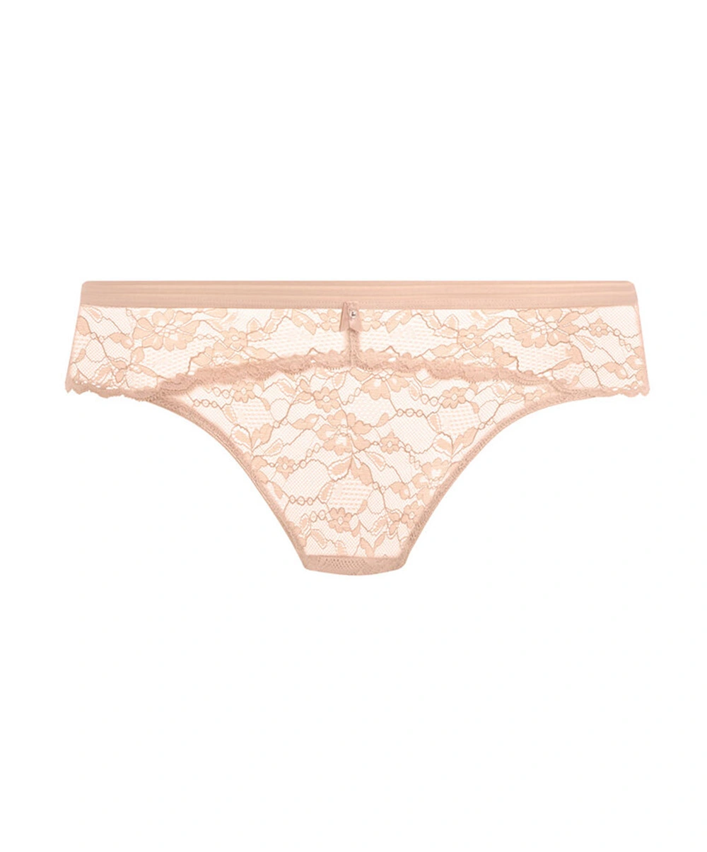Slip Brésilien De La Collection Offbeat Coloris Beige Naturel (=chair=) Par Freya Lingerie. 8 Slip Brésilien De La Collection Offbeat Coloris Beige Naturel (=chair=) Par Freya Lingerie. – Image 6