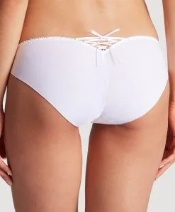 Culotte Brésilienne Collection Lingerie Bahia & Moi De La Marque De Lingerie Aubade 7 Culotte Brésilienne Collection Lingerie Bahia & Moi De La Marque De Lingerie Aubade -SOUTIEN-GORGE Soldes Boutique Slip bresilien bahia et moi Aubade blanc PY22 Blanc 1