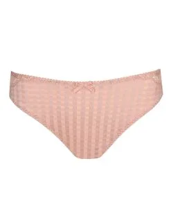 Slip Brésilien Dentelle Collection Madison De Chez PrimaDonna En Coloris Rose Poudré. -SOUTIEN-GORGE Soldes Boutique Slip bresilien dentelle PrimaDonna Madison rose poudre 0562125 PWD 1001