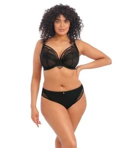Slip Brésilien Grande Taille De La Collection Priya De Chez Elomi Par Wacoal. -SOUTIEN-GORGE Soldes Boutique Slip bresilien grande taille Elomi Priya Noir EL4557 BLK 3