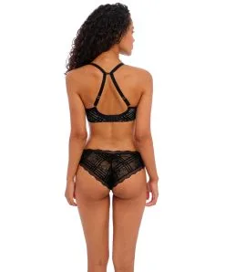 Slip Brésilien Sexy Collection Permanente De Dessous Sexy Freya Fatale De La Maison Freya Lingerie, Coloris Noir.  -SOUTIEN-GORGE Soldes Boutique Slip bresilien sexy Freya Freya Fatale noir AA401450 NOR 13