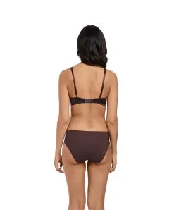 Wacoal Slip De La Collection Iconique Eglantine Par La Maison Wacaoal, Coloris Hazelnut. -SOUTIEN-GORGE Soldes Boutique Slip classique Wacoal Eglantine hazelnut noisette WEPFA962 HAT 13