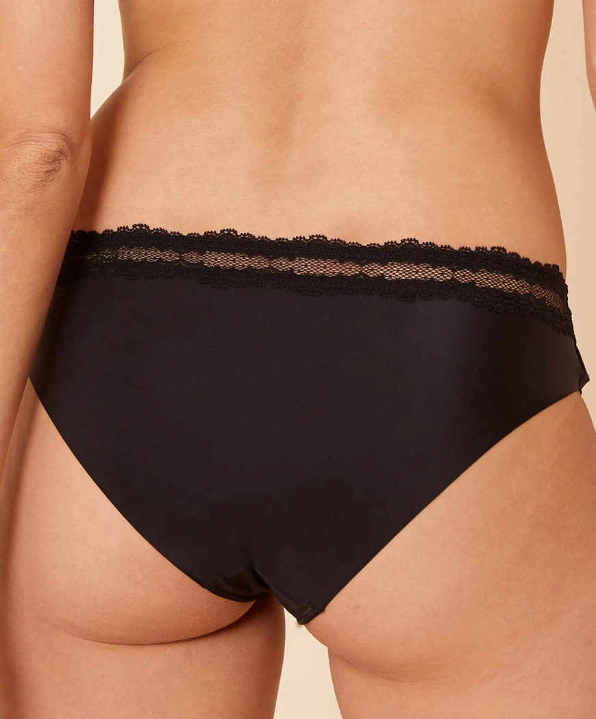 Simone Perele Slip Clean Cut Simone Pérèle De La Collection De Lingerie Permanente Confiance, Coloris Noir. 4 Simone Perele Slip Clean Cut Simone Pérèle De La Collection De Lingerie Permanente Confiance, Coloris Noir. – Image 2