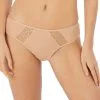 Slip Coton Collection De Lingerie Quotidienne Lisse Coloris Frappe (=peau) Par Wacoal. 