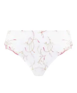 Slip "Fantaisie" à Dos Opaque à Fleurs De La Collection Été Frivole Coloris Blanc Fleuri De Chez Lise Charmel. -SOUTIEN-GORGE Soldes Boutique Slip dos opaque Fantaisie a fleurs Lise Charmel Ete Frivole blanc ACH0263 BF ps11