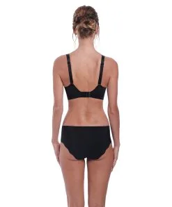 Slip Dos Opaque Collection Anoushka De Chez Fantasie Lingerie. -SOUTIEN-GORGE Soldes Boutique Slip dos opaque Fantasie Anoushka noir FL3215 BLK ensemble dos