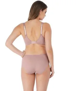 Slip Dos Opaque Collection Envisage De Chez Fantasie Par La Maison De Lingerie Wacoal. -SOUTIEN-GORGE Soldes Boutique Slip dos opaque Fantasie Envisage taupe FL6915 TAE 102