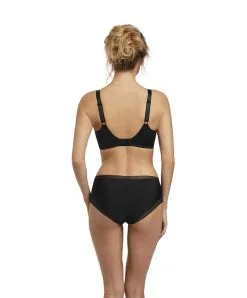 Slip Dos Opaque Collection Fusion Coloris Noir De Chez Fantasie Par La Maison De Lingerie Wacoal. -SOUTIEN-GORGE Soldes Boutique Slip dos opaque Fantasie Fusion noir FL3095 BLK 5