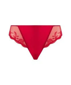 Slip "fantaisie" à Dos Opaque En Soie Lise Charmel Collection Splendeur Soie, Coloris Rouge. 16 Slip "fantaisie" à Dos Opaque En Soie Lise Charmel Collection Splendeur Soie, Coloris Rouge. -SOUTIEN-GORGE Soldes Boutique Slip dos opaque en soie Lise Charmel Splendeur soie rouge rouge ACC0280 RS 1001