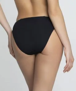 Slip "Fantaisie" De La Collection Lingerie De Luxe Déesse En Glam Par Lise Charmel.  -SOUTIEN-GORGE Soldes Boutique Slip fantaisie Lise Charmel Deesse en glam noir or ACH0215 OG 2