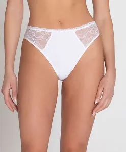 Slip "Fantaisie" Collection De Lingerie Blanche Féérie Couture Par Lise Charmel. -SOUTIEN-GORGE Soldes Boutique Slip fantaisie Lise Charmel Feerie Couture blanc ACH0274 BL 501