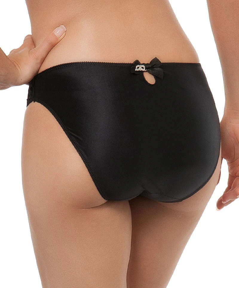 Slip Fantaise En Dentelle De Calais Aux Motifs Floraux Sur Le Devant, Collection Soir De Venise De Chez Lise Charmel. 4 Slip Fantaise En Dentelle De Calais Aux Motifs Floraux Sur Le Devant, Collection Soir De Venise De Chez Lise Charmel. – Image 2