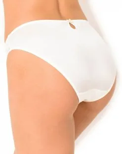 Eprise De Lise Charmel Slip "Fantaisie" En Soie De La Collection De Lingerie Ivoire Frisson Dentelle Par Éprise De Chez Lise Charmel. -SOUTIEN-GORGE Soldes Boutique Slip fantaisie en soie grande taille Frisson dentelle soie Eprise de Lise Charmel nacre BCS0202 NA 2 1