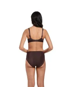 Wacoal Slip Gainant Taille Mi-haute Opaque Et Couvrant De La Collection Iconique Eglantine Par La Maison Wacaoal, Coloris Hazelnut. -SOUTIEN-GORGE Soldes Boutique Slip galbant Wacoal Eglantine hazelnut noisette WEPFA862 HAT 13