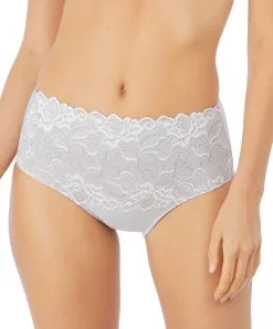 Wacoal Slip Gainant Taille Mi-haute Opaque Et Couvrant De La Collection Iconique Eglantine Par La Maison Wacaoal, Coloris Kasumi.