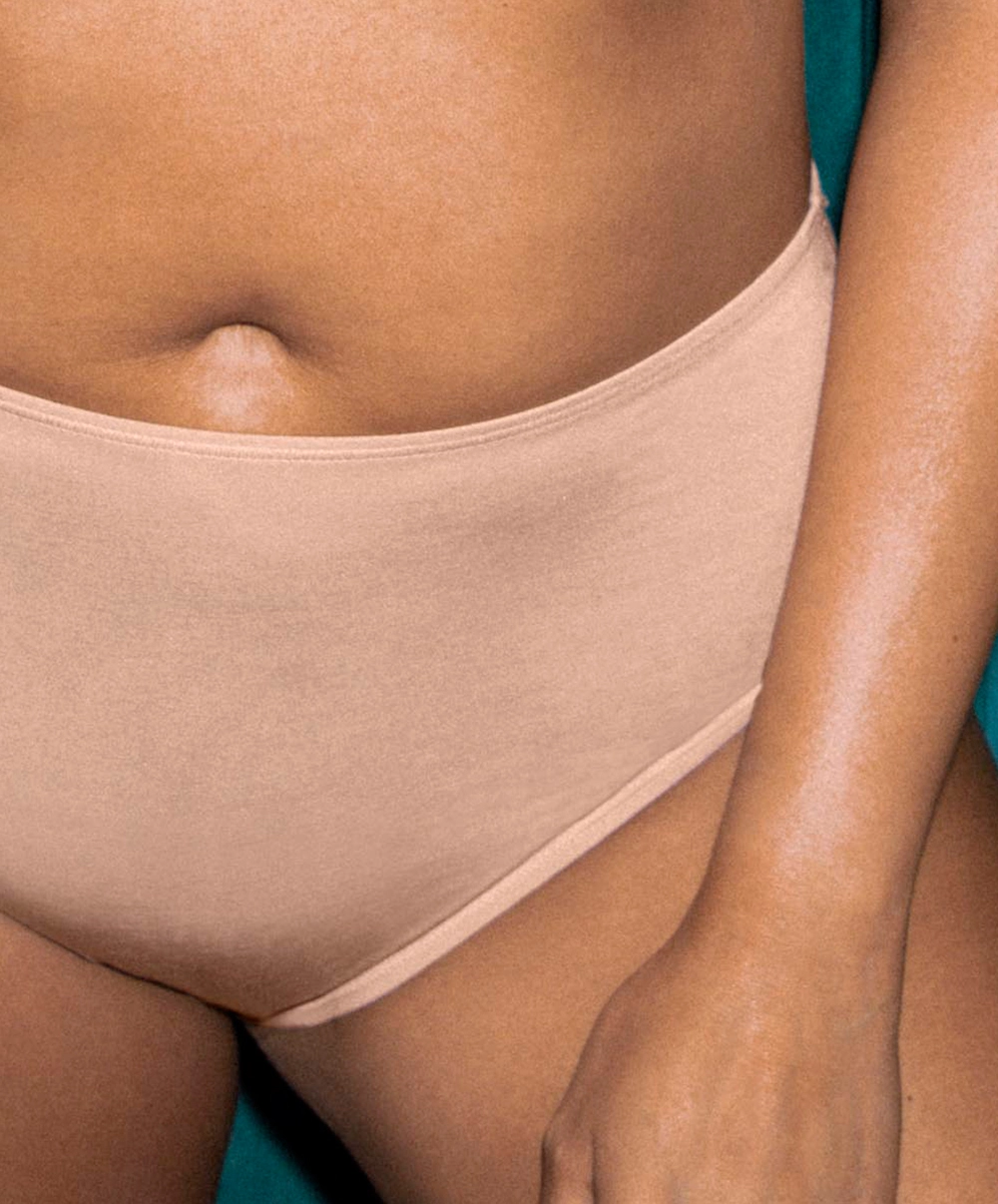 Slip Grande Taille Couvrant Invisble Elomi Collection Smooth, Coloris Sahara (=peau). 5 Slip Grande Taille Couvrant Invisble Elomi Collection Smooth, Coloris Sahara (=peau). – Image 3