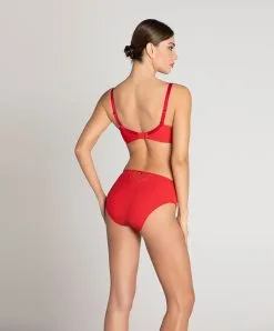 Slip Haut En Soie Lise Charmel Collection Splendeur Soie, Coloris Rouge. -SOUTIEN-GORGE Soldes Boutique Slip haut en soie Lise Charmel Splendeur soie rouge rouge ACC0380 RS 505