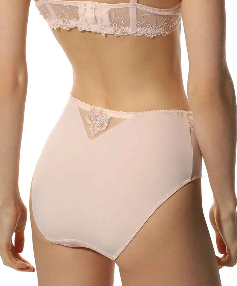 Slip Haut Grande Taille De La Nouvelle Ligne De Lingerie Sexy Rose De Venise Par Lise Charmel. 6 Slip Haut Grande Taille De La Nouvelle Ligne De Lingerie Sexy Rose De Venise Par Lise Charmel. – Image 4