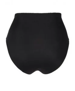 Eprise De Lise Charmel Culotte Taille Haute Par Éprise De Lise Charmel Collection Acanthe Guipure Coloris Arty Noir. -SOUTIEN-GORGE Soldes Boutique Slip haut grande taille acanthe guipure Eprise de Lise Charmel arty noir BCG0307 AN packshot dos