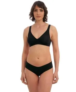 Slip Invisible Collection De Lingerie Quotidienne Accord Coloris Noir Par Wacoal.  -SOUTIEN-GORGE Soldes Boutique Slip invisible Wacoal Accord black noir WE600455 BLK 1