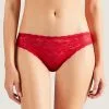 Culotte Italienne Rouge De La Collection Lingerie Permanente Rosessence Par Aubade Paris. -SOUTIEN-GORGE Soldes Boutique Slip italien Rosessence gala Aubade rouge HK27 GALA 12