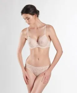 Culotte Italienne De La Collection Lingerie Permanente Rosessence Par Aubade Paris. -SOUTIEN-GORGE Soldes Boutique Slip italien Rosessence nude ete Aubade chair HK27 NETE 14